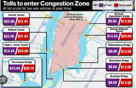 NY TOLLS CHARGE