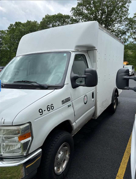 CAR-12  2011 WHITE FORD ECONOLINE E350 BOX TRUCK  1FDSE3FL0BDB18361
