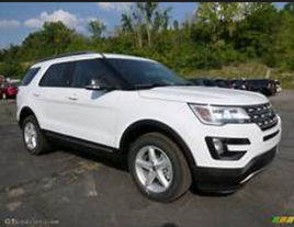 CAR-56 2016 WHITE FORD EXPLORER 1FM5K8AR1GGA86802