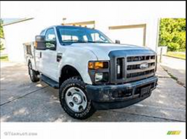 DEF07  2008 WHITE FORF F350 PICK UP TRUCK