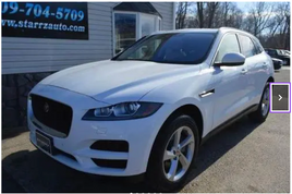 CAR12 2018 White Jaguar SUV